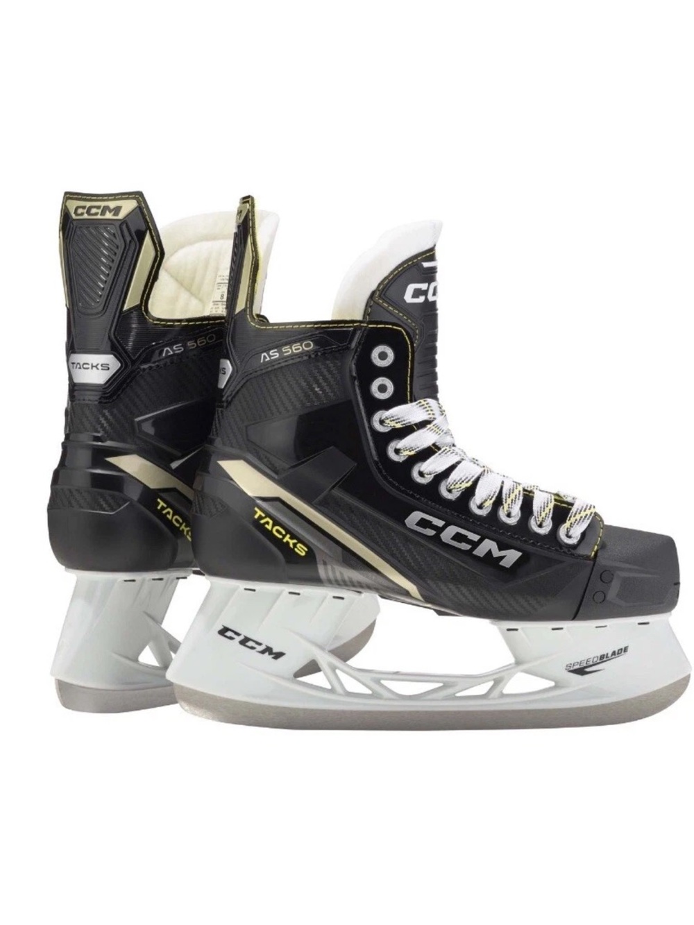 New CCM Tacks AS-560 ice hockey skates size youth 2